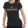 Let The Shenanigans Begin Fitted Ladies Shirt St Patricks Day Funny Irish Beer