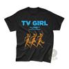 Эксклюзивная футболка TV Girl - Унисекс одежда в подарок - Футболка с концерта TV Girl - Мерч инди-музыкальной группы
