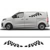 2 шт. Боковые наклейки на двери автомобиля Для Fiat Scudo Тюнинг Аксессуары Фургон Спортивные Буквы Графика Гоночный Стиль Виниловый Декор Наклейки