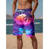 3D Кокосовые Пальмы Печать Пляжные Шорты Пальма Графика Board Shorts Для Мужчин Лето Новые Харадзюку Гавайские Крутые Купальные Шорты