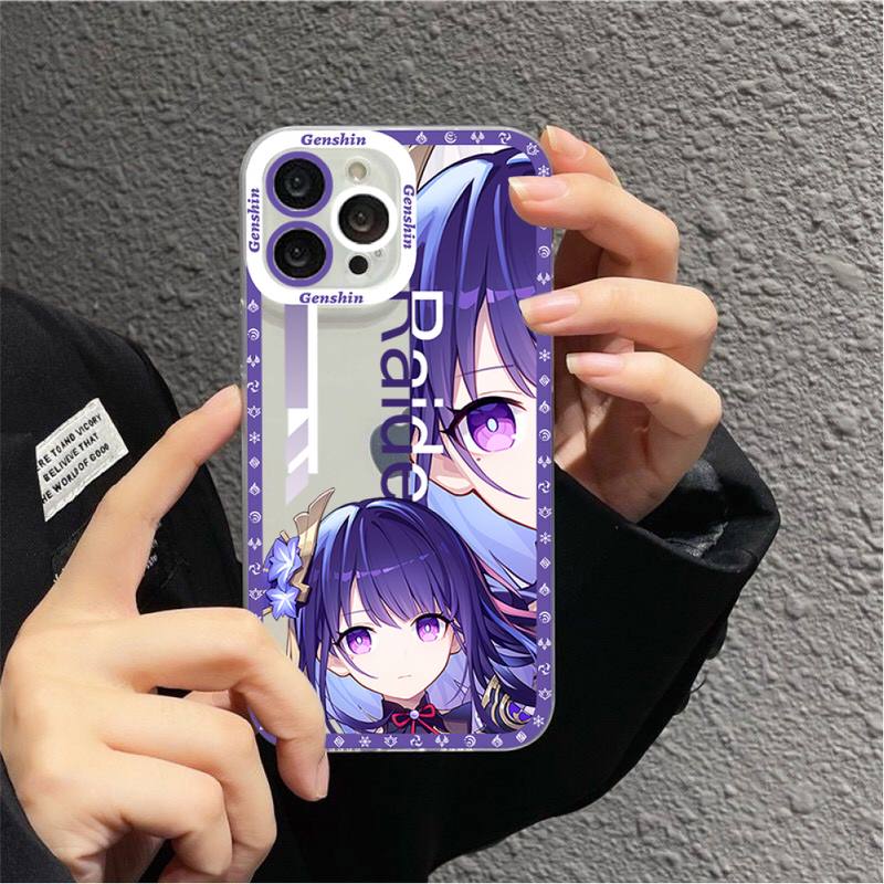 Чехол для телефона Genshin Impact в стиле аниме для iPhone 11 12 13 Mini Pro Max 14 Pro Max Чехол корпус