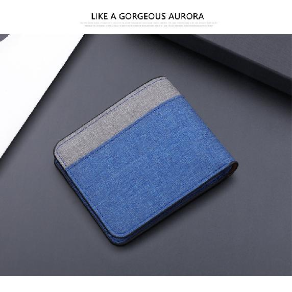 Супертонкий мягкий кошелек Мини-кошелек для кредитных карт Кошелек Держатели для карт Мужской кошелек