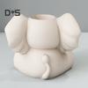 Elephant Pen Holder Fading-resistant Resin Desk Organizer Multifunctional Office Decor Perfect Desk Accessories