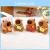 Cute Capybara Animal Plush Toy With Keyring For Teen Gift And Accessories