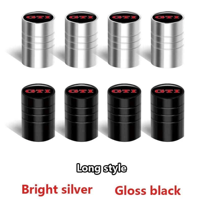 For Volkswagen b44Pcs Meta Alloy Car Tire Valve Stem Air Caps Cover For VW Volkswagen Golf Polo Passat Tiguan Touran Jetta GTI Car Accessories