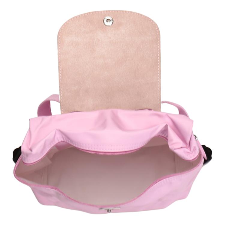 Longchamp Le Pliage Foldable Fabric Backpack Small Women backpack Pink 1699619P36