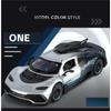 1/32 Mercedes-Benz ONE AMG Supercar Модель легкосплавного автомобиля Звук и свет Детская игрушка Коллекционные предметы Подарок на день рождения