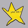 Funny "Your Did It" Star Enamel Pin Brooch Pines Lapel Pins Badge On Backpack Clothing Accessories Fashion Jewelry Friends Gifts