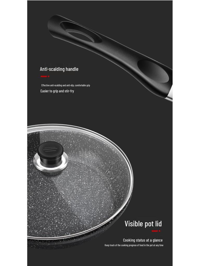 Maifan Stone Non-Stick Frying Pan for All Stovetops – Ideal for Pancakes and Gyoza