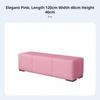 Backless Ottoman Bench Soft Seating Upholstered End-of-Bed Bench Versatile Versatile Design for Families, Rest Area, Bedroom