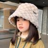 Детская плюшевая панама: Теплая, защищающая уши, рыбацкая шляпа в корейском стиле для девочек (Осень зима)