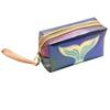 Fashion Mermaid Pattern PU Leather Cute Lovely Cosmetic Bag Laser Bag Makeup Bag Storage Bag