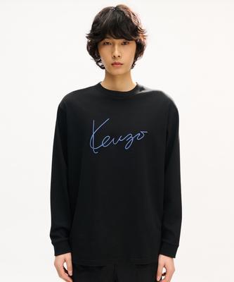 Kenzo Унисекс лонгслив Gats Kenzo сsignature_K263Aut401Bkx