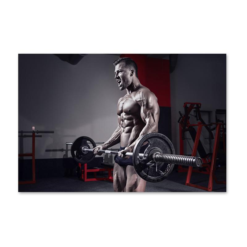 Мышцы, тяжелая атлетика, фитнес-плакаты и принты, современная вдохновляющая картина на холсте, настенные художественные картины для спортзала, офиса, домашнего декора