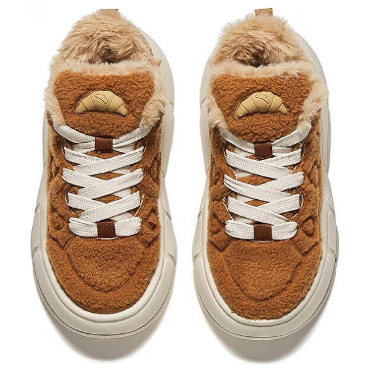 Anta Специальная сумка для ароматов Модные Нескользящие Амортизирующие Износостойкие Низкие Кеды Женские кроссовки Коричневые 122448978-1