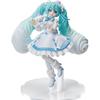 Серия Hatsune' Miku Luminasta Hatsune' Miku x Cinnamo*Roll Белая версия платья фигурка 1 тип в общем официальном размере Примерно 19 см