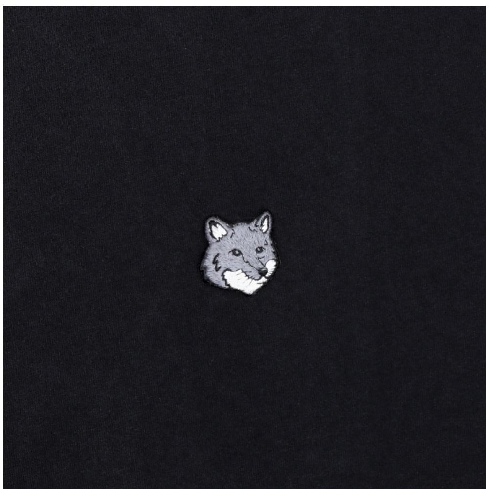 MaiSon KiTSune Нашивка с головой серой лисы Мужская S Футболка Pm00108kj7025