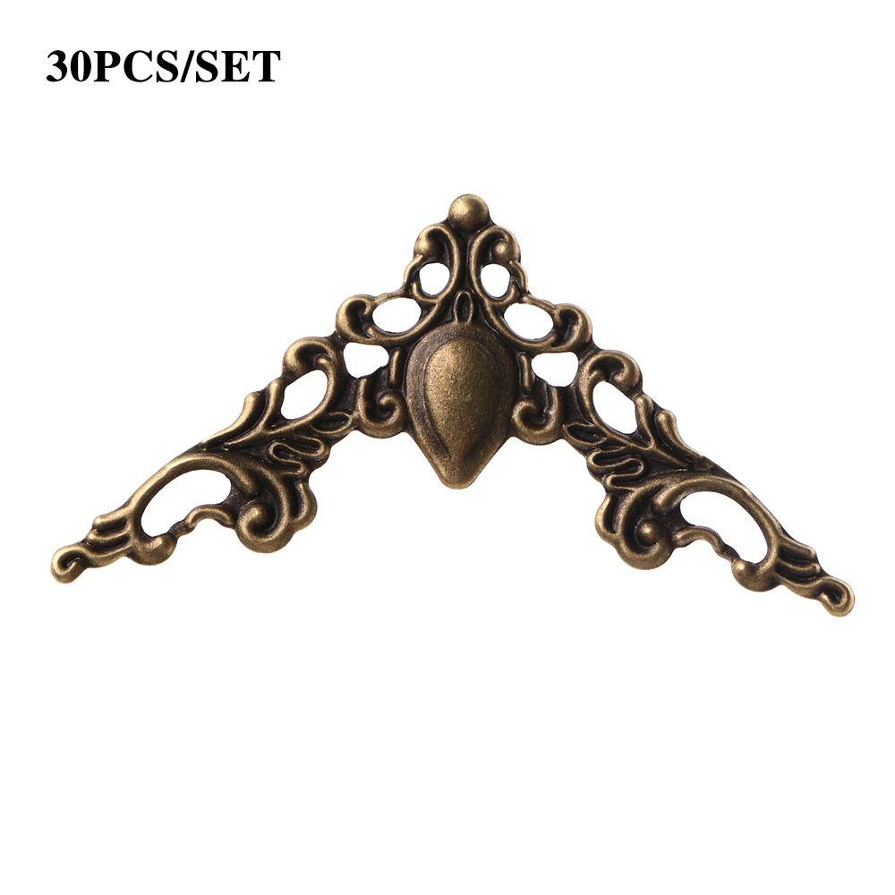 40mm Corner Brackets Protector Decorative Photo Frame Bronze for Menus Bracket Decor Corner Bracket