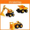 Large Durable Children's Construction Vehicle Toy Set Including Excavator Mixer Truck For Endless Sand Play Fun