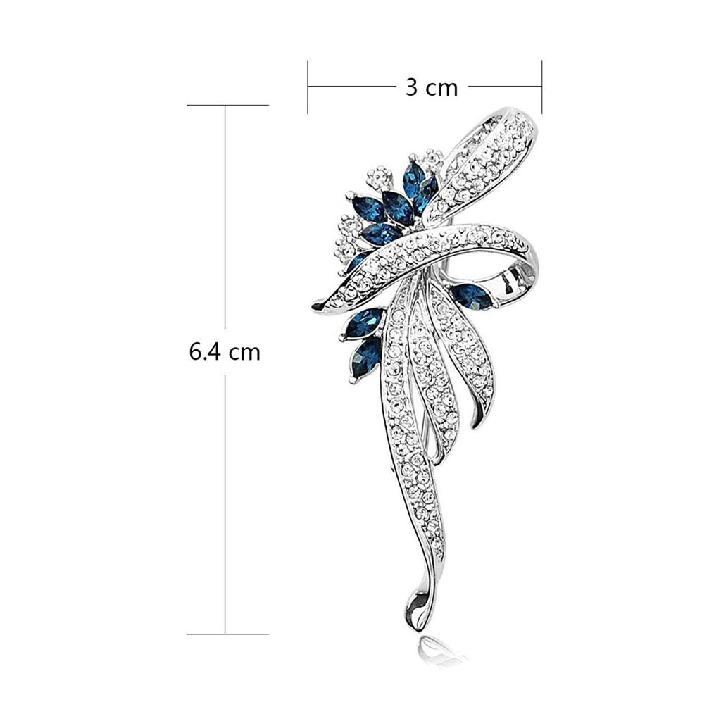 Хрустальная брошь Необычная брошь-цветок в винтажном стиле для женщин, девочек, женщин и мужчин