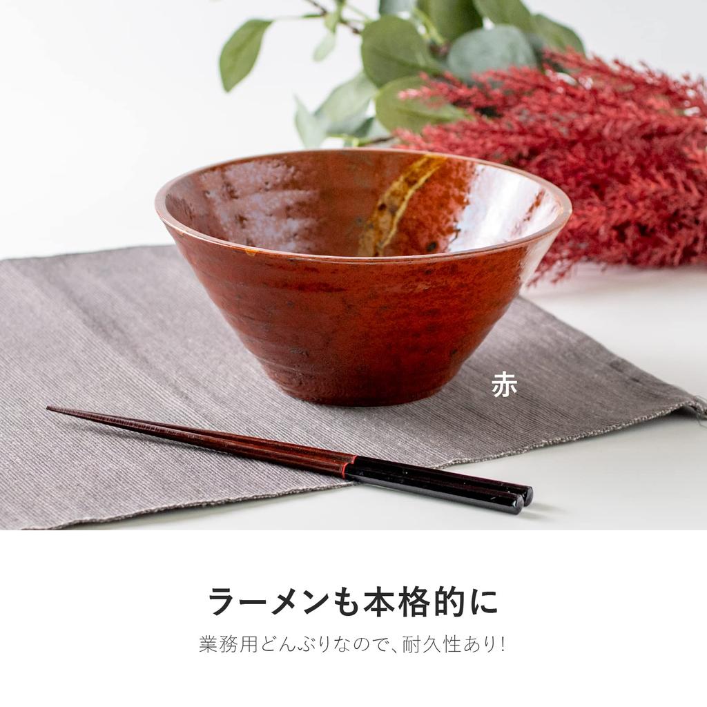 Минору Керамика Мино Варе Аятори 195 Миска для лапши Белая