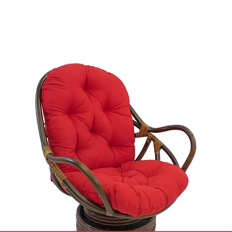 Вращающаяся подушка-качалка, моющаяся, коврик для сиденья домашней мебели, утолщенная подушка для стула, декор для дома на открытом воздухе - в комплект не входит кресло-качалка