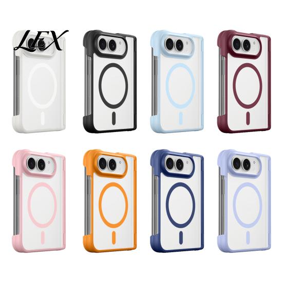 Magnetic Phone Case for iPhone-Duo, Shockproof Folding Cellphone Scratch Resistant Protective Cover, Professional Mobile Shell, Accessories Protection