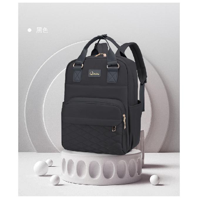 New stylish mommy bag, large-capacity diaper bag for outings, functional tote bag, waterproof bag, and backpack