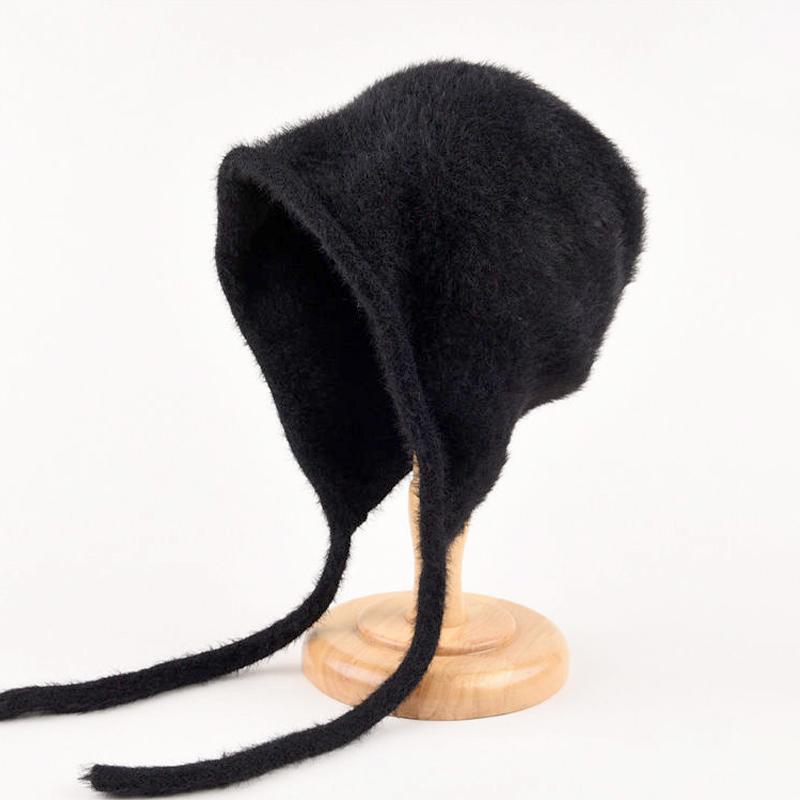 1 шт. Милая модная теплая шапка с искусственным мехом для защиты ушей, мягкая утолщенная защита от холода
