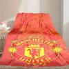 1pc Manchester United Manchester City Blanket, Cozy Valentine's Day Blanket, Multi-functional Nap Blanket Available Throughout the Four Seasons