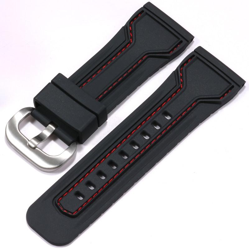 28mm silicone watch strap men for original SEVENFRIDAY T2/08 M2 P3C PS3/01 02 03 S3/01 Rubber watchband