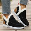 Fashion Women's Winter High-top Cotton Shoes Outdoor Non-slip Women Lightweight Ankle Snow Boots Round-toe Warm Short-tube Women's Shoes