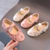 Новые сандалии Летняя мода Простые туфли для девочек Нескользящие Удобные Плоские Детские сандалии Изысканные Элегантные Легкие Ретро Туфли принцессы