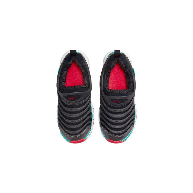 Nike Dynamo Free PS Black Siren Red Kids Sneakers Medium-Ash Washed-Teal 343738-029