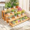 Solid Wood Multi-layer Tiered Flower Stand