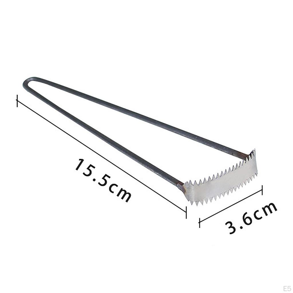 Clay Tools Pottery Modelling Carving Tool Sculpture Cutter with Toothed Head for