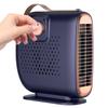 Portable Space Heater Low Noise Mini Heater Fan PTC Heating Desktop Heating Fan Anti Scald Electric Personal Warmer for Winter