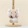 Plush Elephant Blue Toy With Pp Cotton Filling Soft Short Fur For Kids Idea Gift
