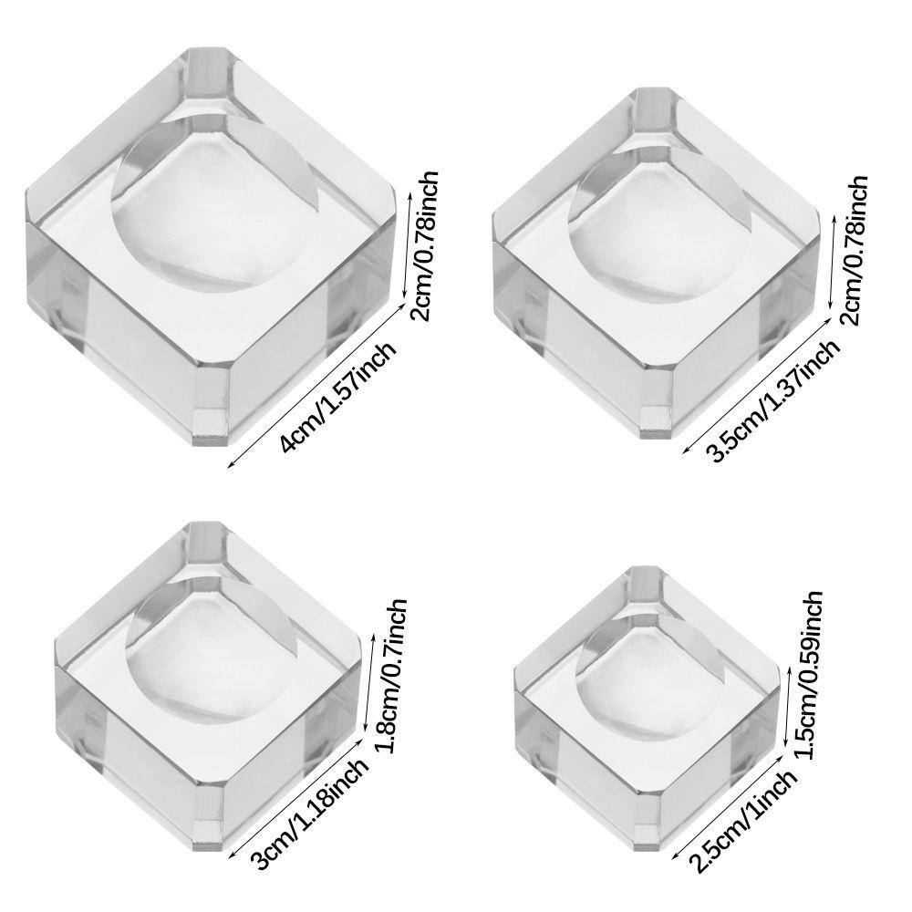 Holder Glass For Ball Ball Display Stand Glass Holder Transparent Support Crystal Sphere Base