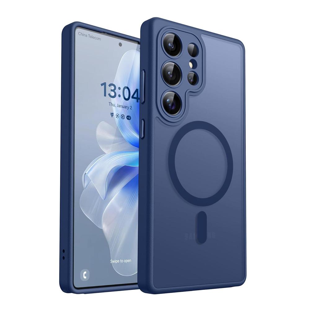 Роскошный матовый чехол для Samsung Galaxy S26 S25 S24 S23 Ultra Plus S25Ultra S24Ultra S23Ultra S 25 Magsafe Беспроводная зарядка Чехол