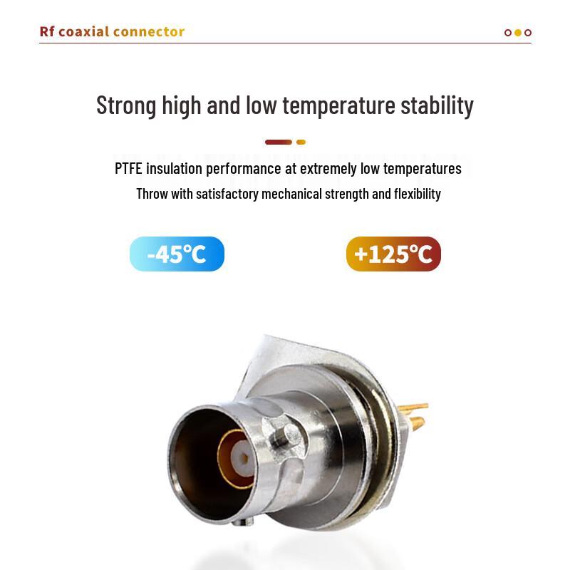 BNC Triaxial High-Frequency RF Adapter