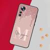 Персонализированный чехол с жидкими блестками и именем Для Xiaomi 14 13 11T 12T 13T Pro 12 Lite 12X POCO X3 X5 Pro X4 F4 M5 M5s F3 F5