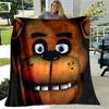 Halloween F-Five Nights At Freddys Horror Movie Fnaf Blanket Comfortable Soft Breathable Ultra Blanket Bedding Travel Bedding