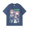 275 GSM Washed T-shirts 100% Cotton Spy x Family V4 Anya Print Unisex Heavy Cotton T Shirt