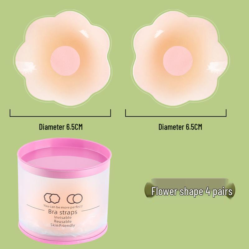 Silicone Nipple Covers: Invisible, Waterproof, Anti-Slip Petals for Small/Large Busts - Prevents Wardrobe Malfunctions