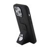 Karl Lagerfeld Gripstand Saffiano Choupette Pins - Etui Iphone 15 Pro Max (Czarny)
