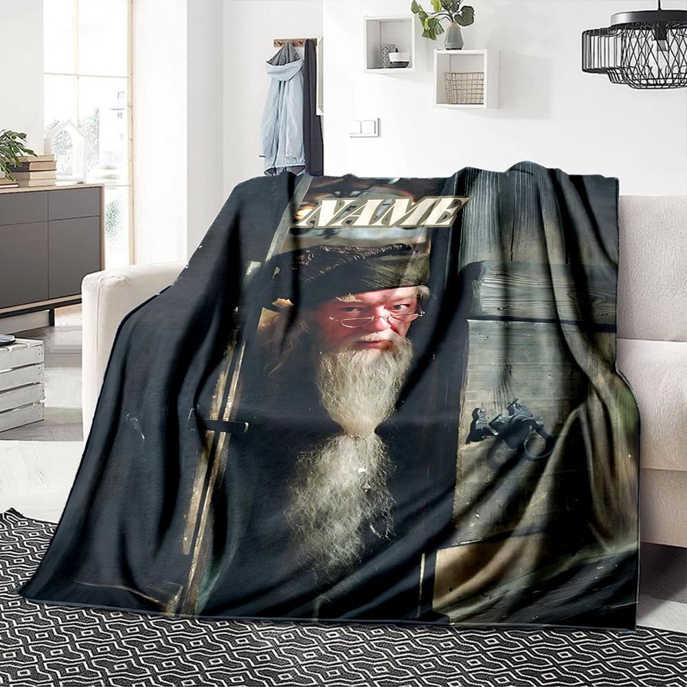 Custom Name "Dark Magic Unleashed" blanket for Couch & Bed, Plush Cozy Fuzzy Blanket Super Soft & Warm Blankets for Fall and Winter. 090888
