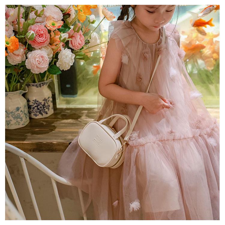 Ретро Однотонная Сумка-тоут и Кроссбоди с Буквами для Детей - Универсальный Кошелек для Монет для Родителей и Детей