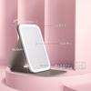 Tekstap Lighted Leather Case Makeup Mirror with Portable Folding LED Makeup 3 Color Adjustable Memory LED Makeup Suitable for A Great Gift for Girls