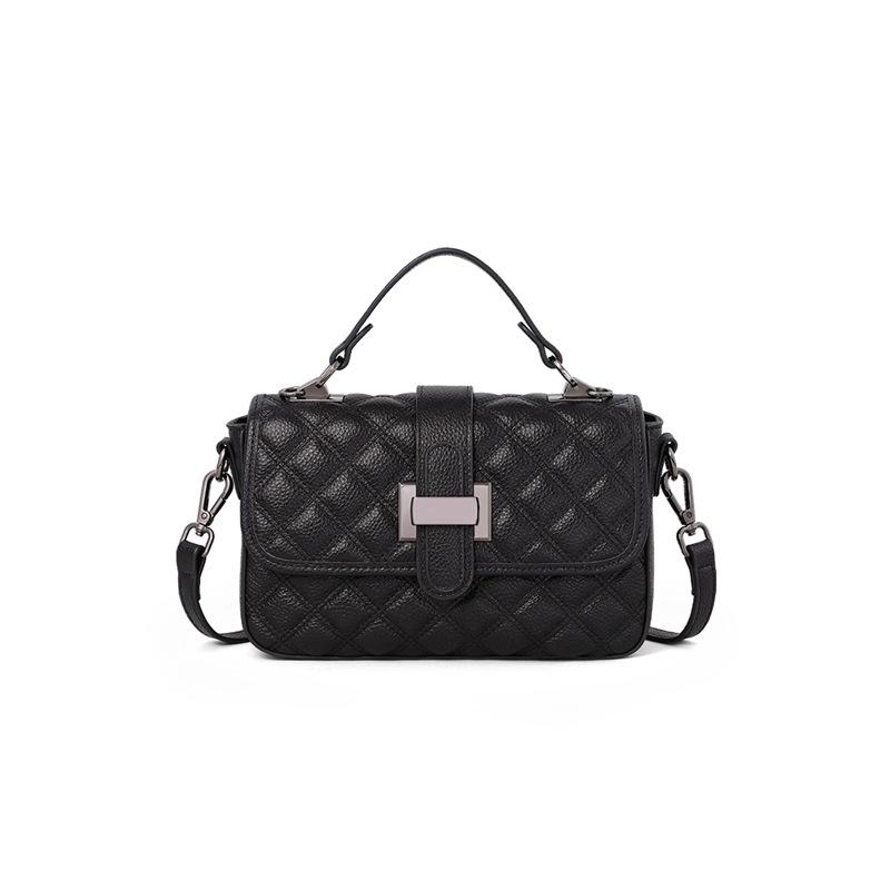 Сумка женская 2025 новая летняя кожаная сумка через плечо женская взрывная одно плечо портативная ромбическая маленькая квадратная сумка багаж